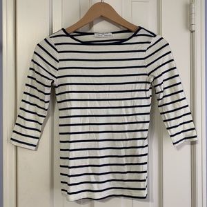 3/4th sleeve striped Zara top